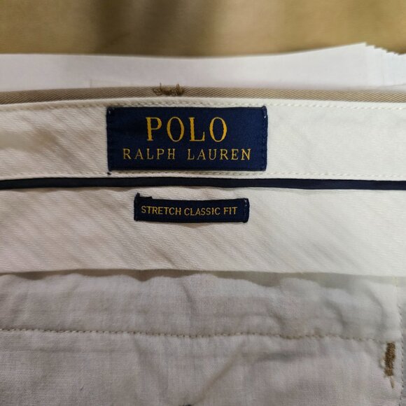 Polo Ralph Lauren Men's Stretch Classic Fit Chino Pants Tan Big Size 48Bx30 - Picture 2 of 8
